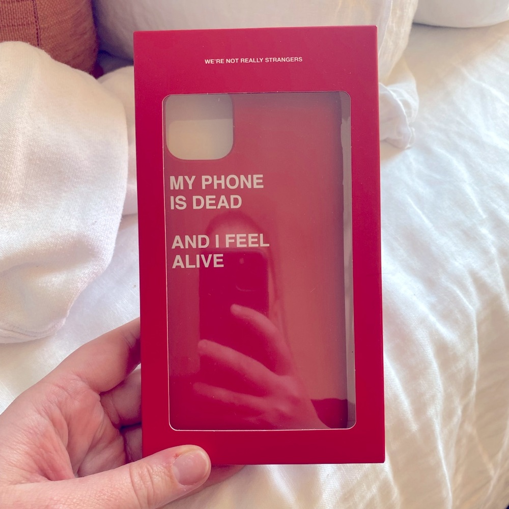 NWT We’re Not Really Strangers Red iPhone 11 Pro Max Case
